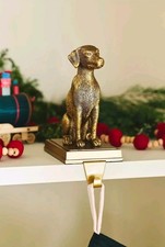 Anthropologie Animal Icon Dog Retriever Stocking Holder New In Box