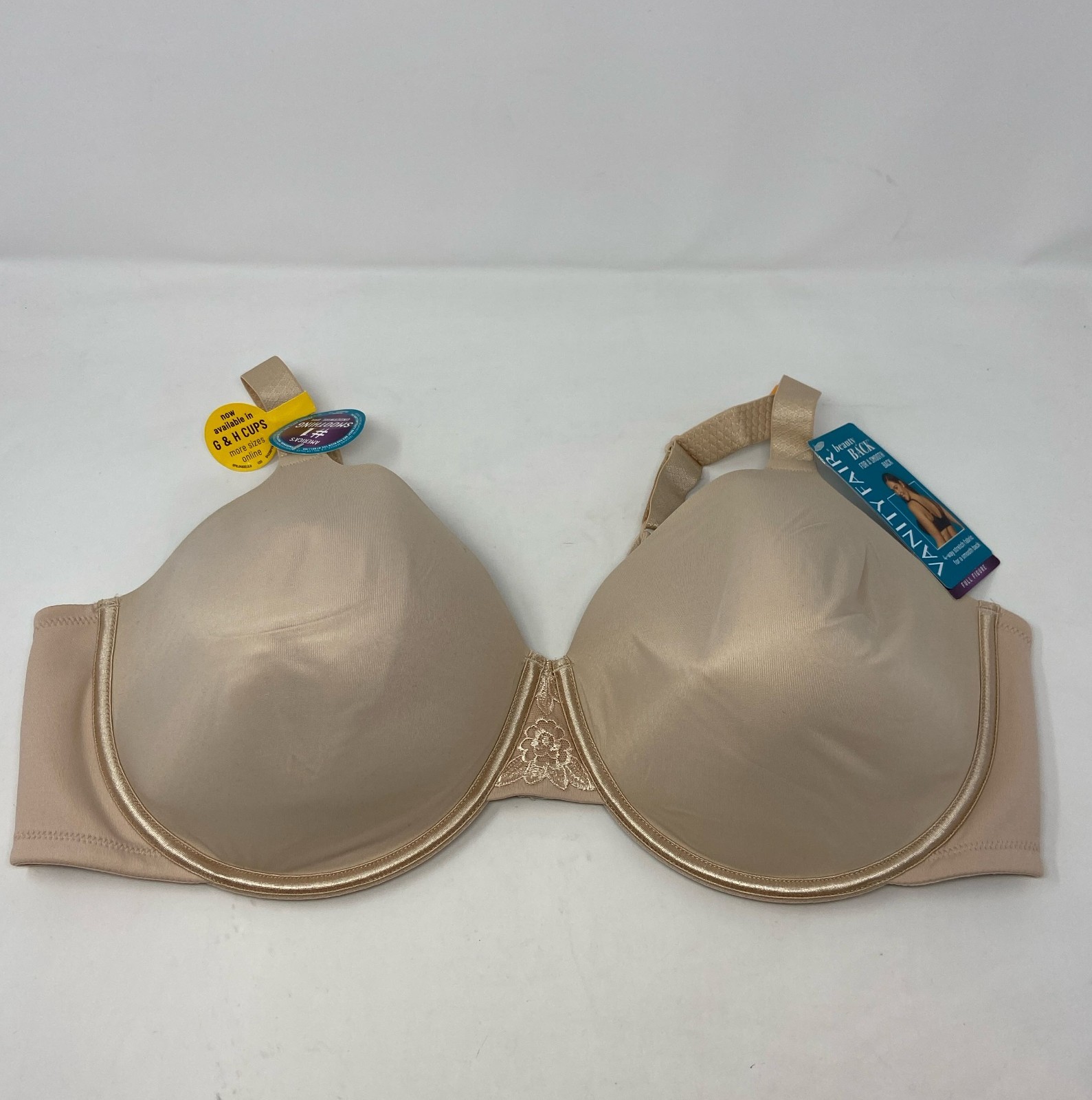 Vanity Fair Beauty Back Underwire Bra 44DD Damask Neutral