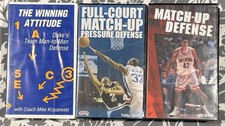VHS Duke’s Winning Attitude Coach Mike Krzyzewski Tubby Smith Lute Olson Lessons
