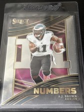2023 Panini Select - Select Numbers A.J. Brown #NMB-ABR