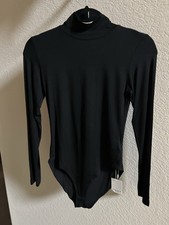 Women s Black Turtleneck Bodysuit NWT Sz.S