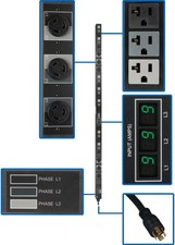 Eaton EATON TRIPP LITE SERIES 5.7KW 3-PHASE LOCAL METERED PDU, 208 PDU3MV6L2120B