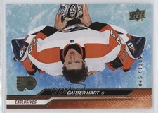 2023-24 Upper Deck Series 2 Exclusives 45/100 Carter Hart #385 1da5