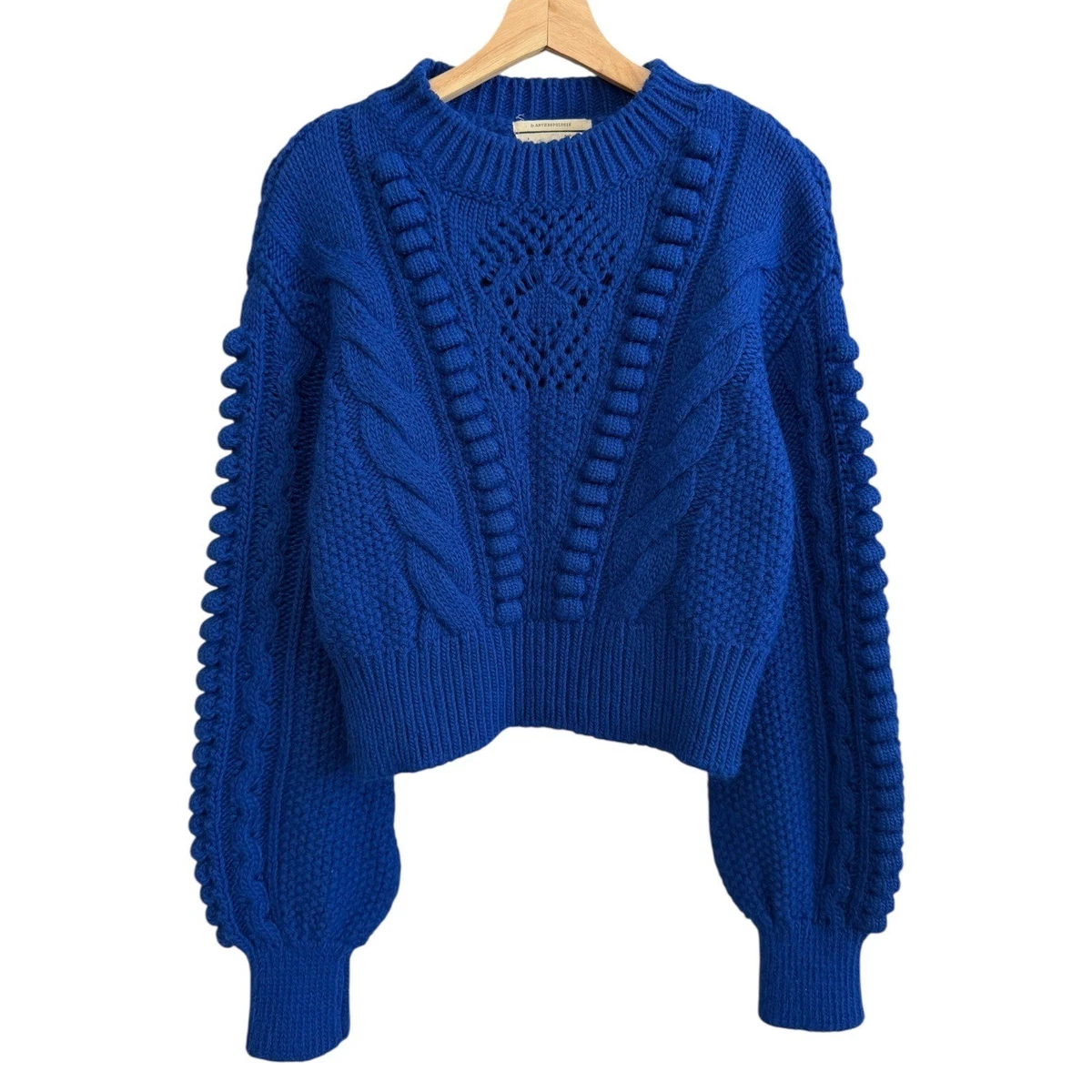 Anthropologie  Marled Cable-Knit Wide Cuff W03895s.jpg main image 2