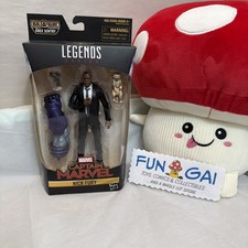 Marvel Legends Captain Marvel Nick Fury Action Figure Kree Sentry BAF Hasbro