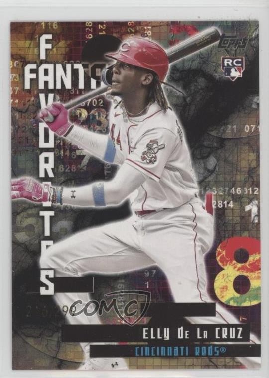 2024 Topps Series 2 Fantasy Favorites Black /299 Elly De La Cruz #17 11ao