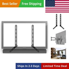 Soundbar Bracket Universal Sound Bar TV Mount for Mounting Above or Under TV,...