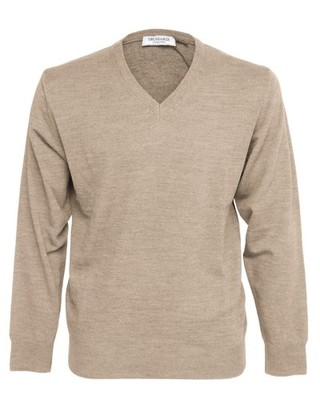 NWT TRUSSARDI COLLECTION SWEATER V-neck merino wool luxury Italy M