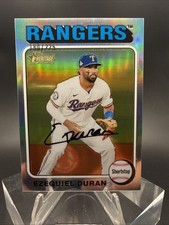 2024 Topps Heritage High Number - Ezequiel Duran #588 Chrome Silver Border /225