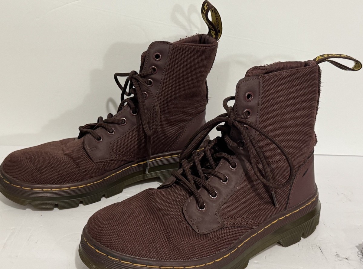 Dr Martens Combs Unisex Sz M 7/W 8.5 Dark Burgundy Lace Up  display picture 3