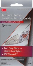 3m Auto Restore And Protect Headlight Restoration Kit Use On Plastic Lenses 3m Auto Restore And Protect Headlight Restoration Kit Use On Plastic Lenses