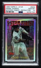 1996 Topps Mystery Finest Refractor Frank Thomas #M26 PSA 10 GEM MT HOF 04b0