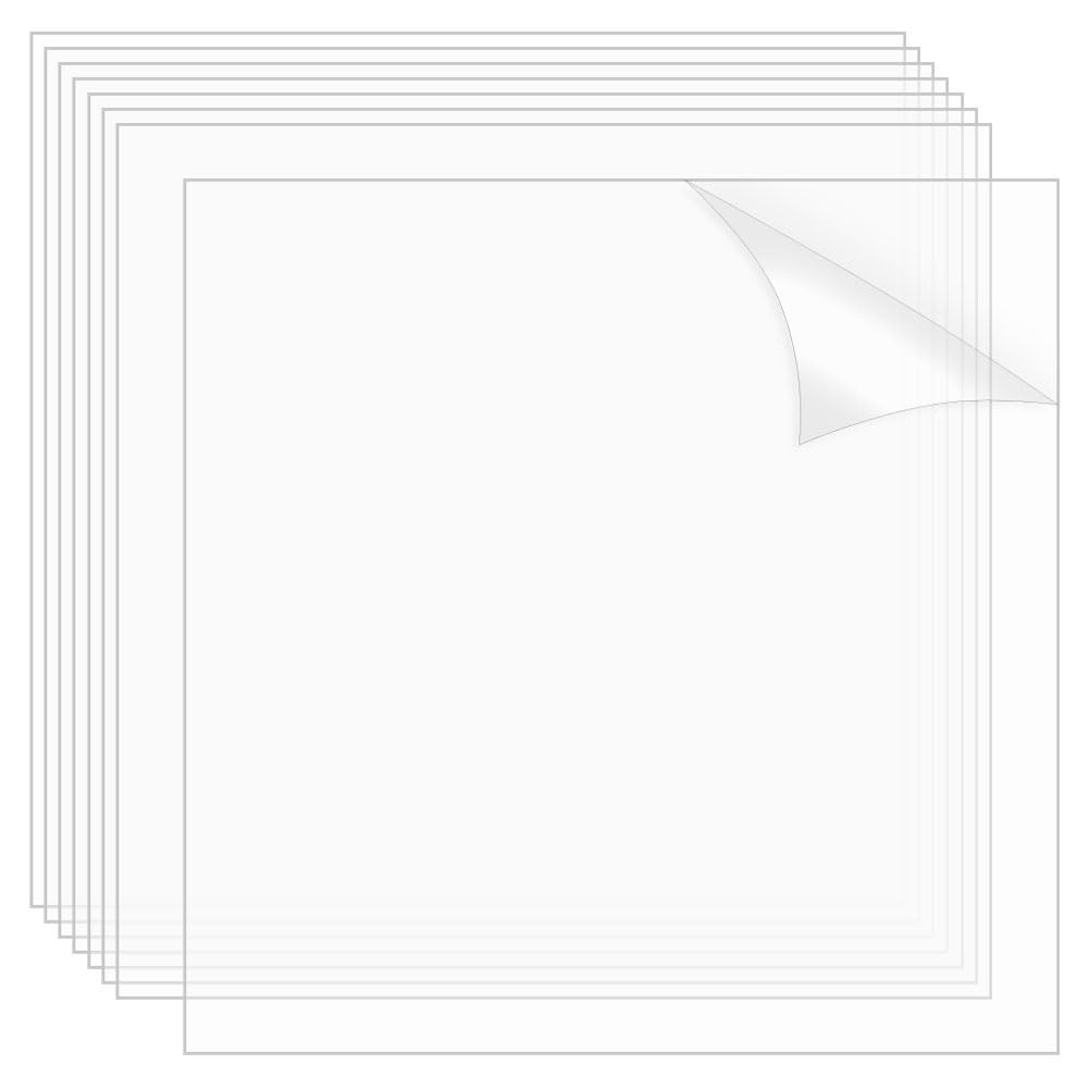 Feuilles PET Transparentes 0,5 mm Incassables et Faciles à Découper pour Vitrages de Maquette