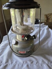 Coleman Dual Fuel Camping Lantern Butane/Propane Gas Silver/Black 288C043