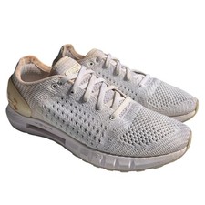 Under Armour HOVR Sonic Running Shoes White Knit Athletic Sneakers Women  s 7.5