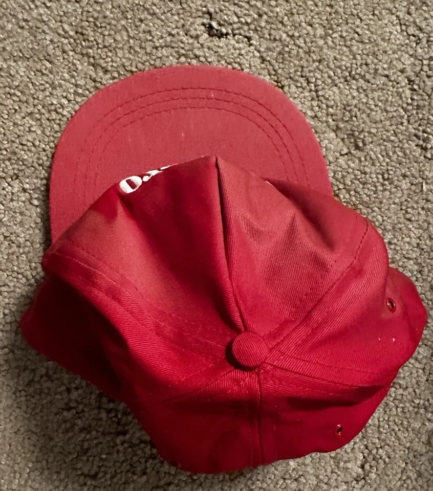 VTG MARLBORO RACING TEAM '92 RED SNAPBACK TRUCKERS HAT F1 INDY CAR RACING EUC - Image 3 of 4