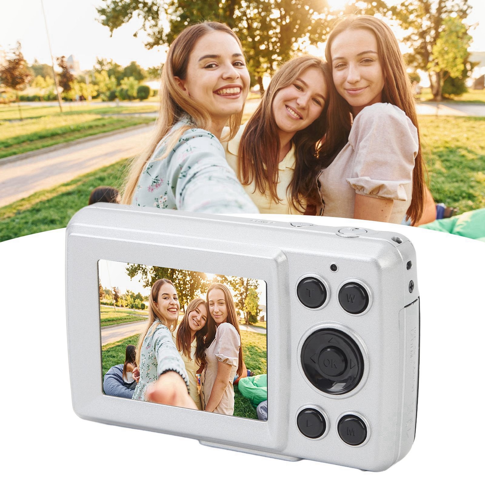 2.4 In Portable Camera 16X Digital Zoom 1080P 16MP Auto Focus Digital Camera -UK