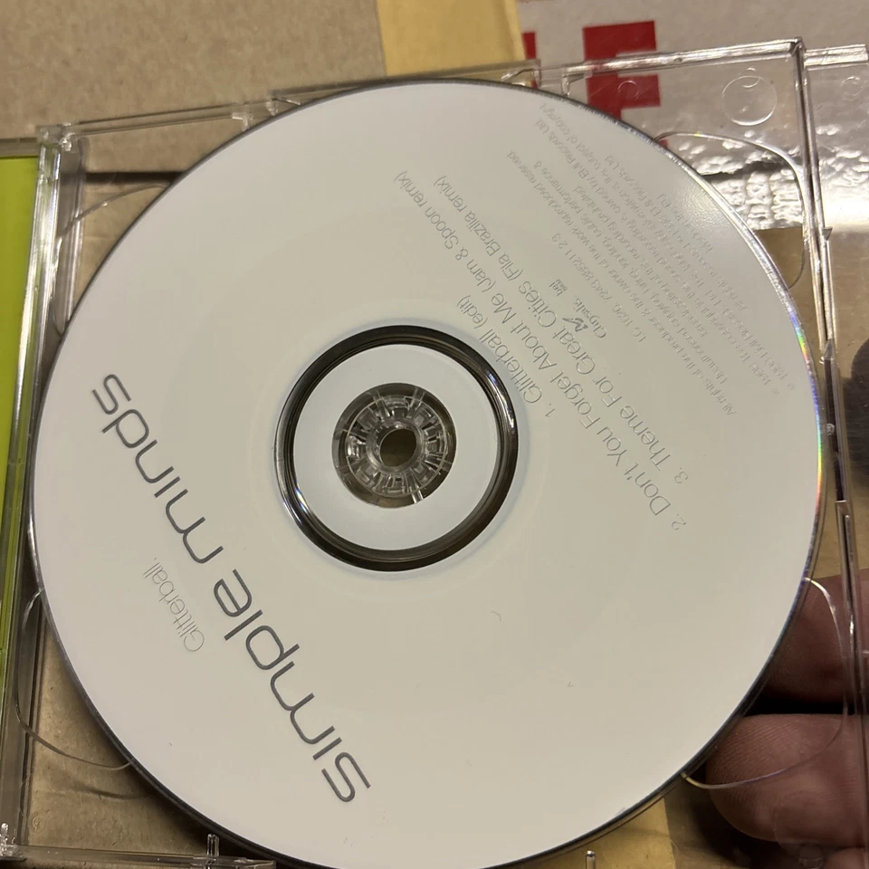 Simple Minds - Glitterball CD1 1998 Chrysalis CD single Foto 4 de 4