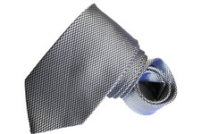 NORDSTROM MEN'S TIE GRAY/GEOMETRIC Width: 3.25" LENGTH 58"