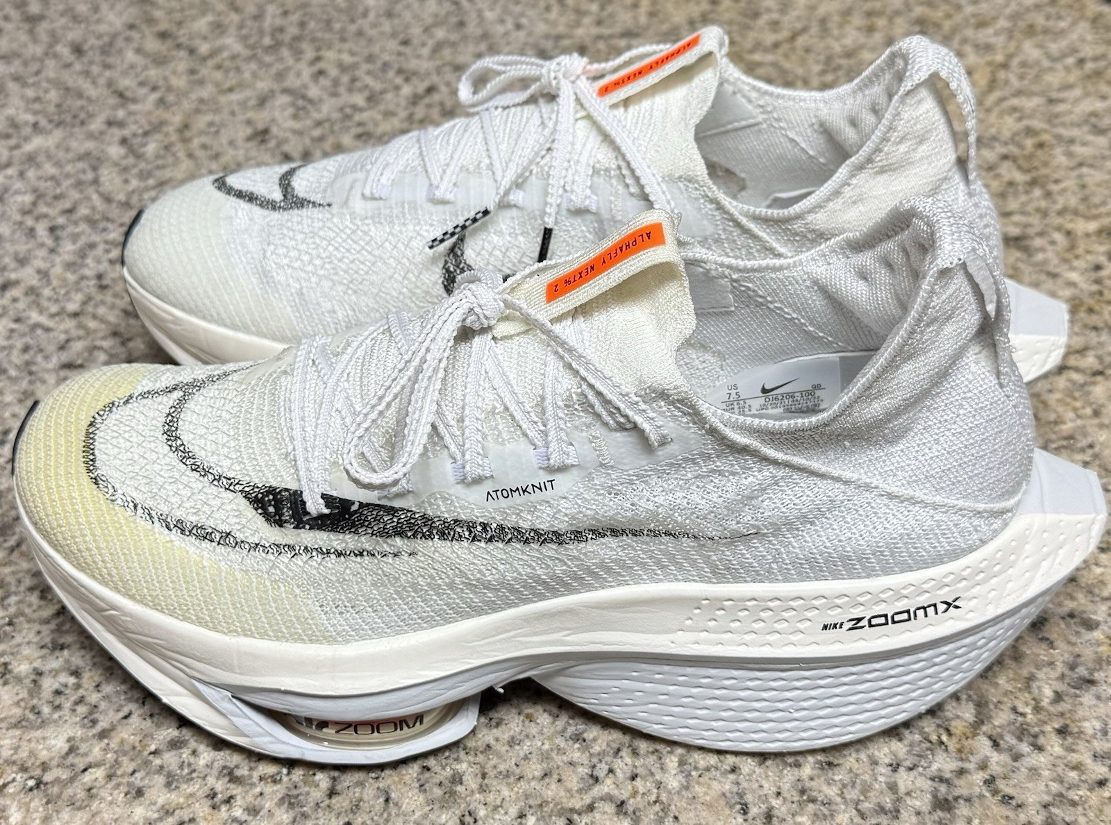 Nike Air Zoom Alphafly Nextpercent 2 Prototype White (DJ6206-100) - 7.5 Men/ 9.0 Women image 5