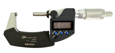 MITUTOYO 293-345-32 1-2'' IP65 .0005'' GRAD DIGITAL MICROMETER