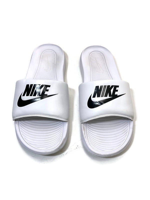 Nike Victori One Slides Mens Size 13 White Slip On Comfort Sandals