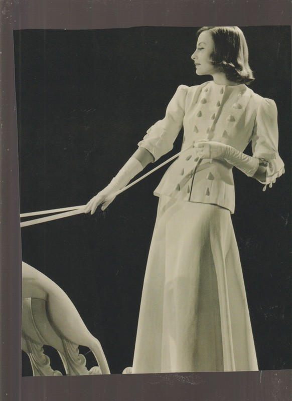 8X10- B&W-BOOK/MAG/PAPER PHOTO OF-MICHELE   MORGAN SIDE-1- RONALD REAGAN -SIDE-2