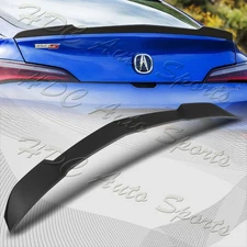 For 2023-2026 Acura Integra W-Power Matt Black Rear Trunk Duckbill Spoiler Wing