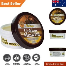 6 oz Golden Mink Oil Leather Conditioner - Strong Waterproof Formula