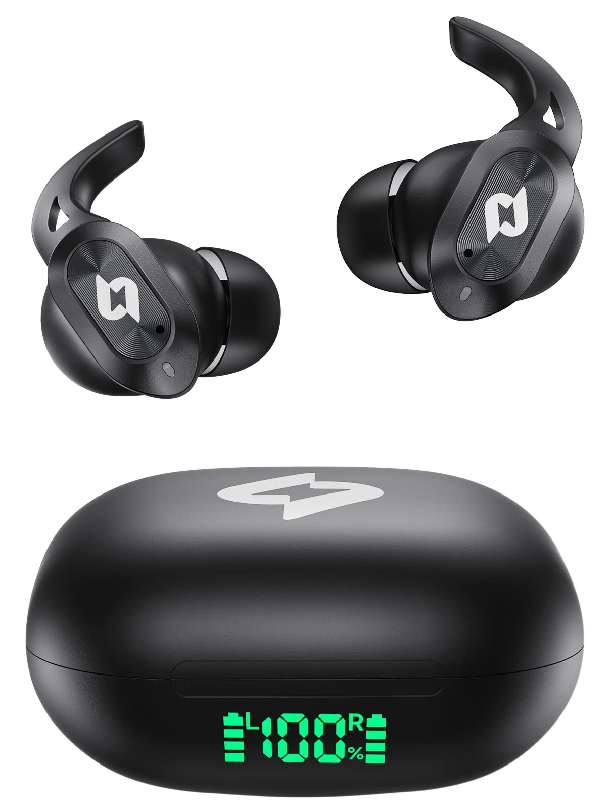 Wireless Bluetooth Earbuds with 32H Playtime & Wireless Charging Case-image