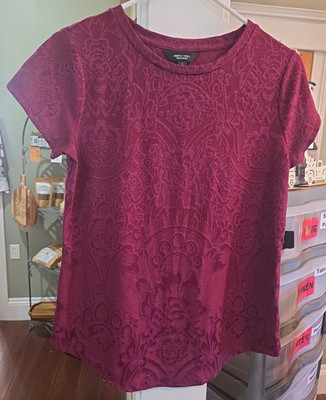 NEW! Simply Vera Purple Pullover Top by Vera Wang, Size S