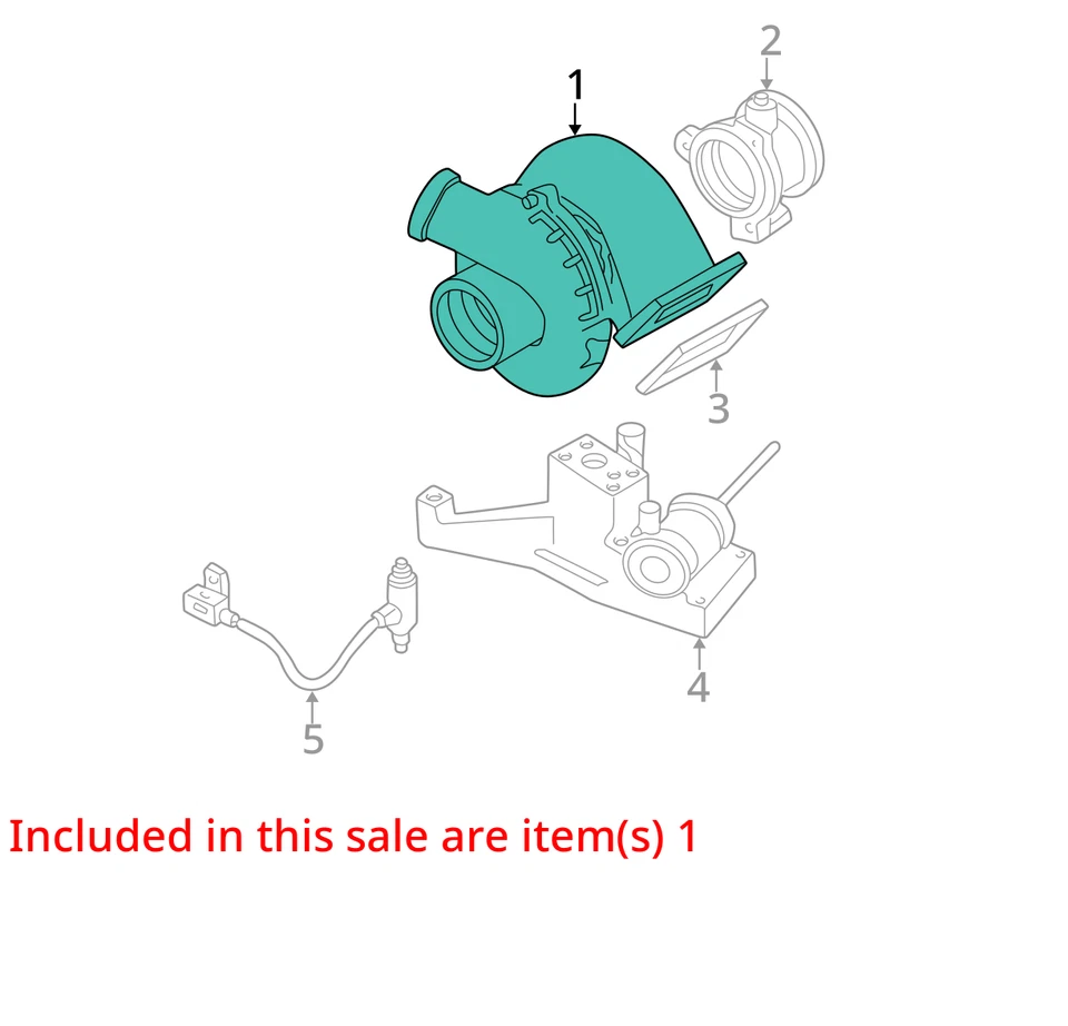 Turbo/Supercharger 8-445 7.3L Fits 99-03 FORD E350 VAN 2269845 Foto 3 de 4