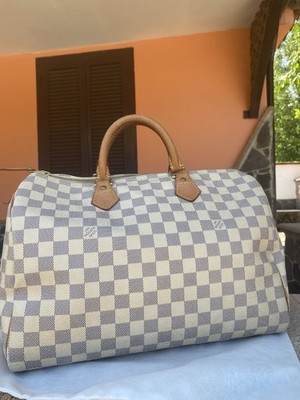 Louis Vuitton Speedy 35 Damier Azur Bag
