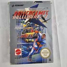 Rollergames Nintendo NES Boxato PAL A ITA Italiano Mattel version Scatola
