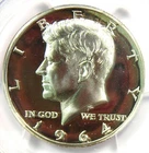 1964 Accented Proof Kennedy Half Dollar 50C Coin - PCGS PR68 Cameo - $1400 Value