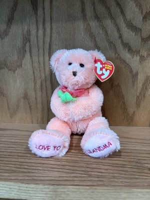 TY Beanie Babies-Personal Collector- Dear Grandma Bear - W/O Tag Protector