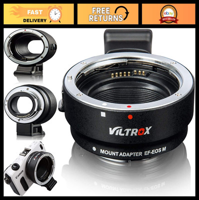 Auto-Focus Lens Adapter for Canon EF/EF-S to EOS-M Cameras - EF-M Mount Converte