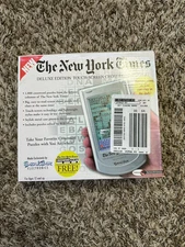 New York Times Touch Screen Crossword Puzzle,  Electronic Backlit, 1000 Puzzles