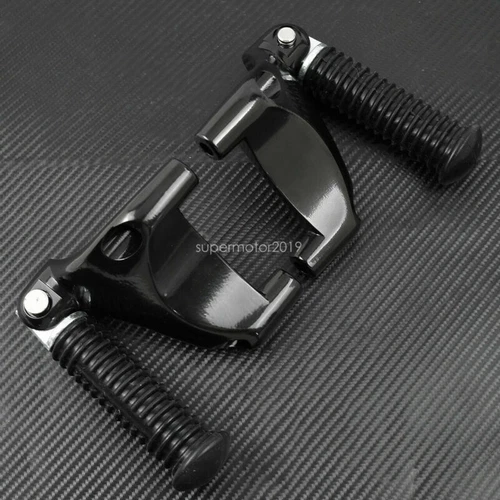 Rear Passenger Foot Pegs Pedal Mount Fit For Harley Sportster XL883 1200 04-13 - Picture 10 of 13