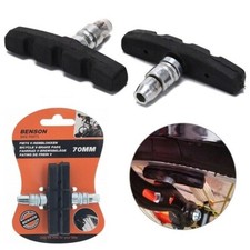 COPPIA PATTINI 55 70 mm FRENI BICI FRENO BICICLETTA MTB TACCHETTI CITY BIKE