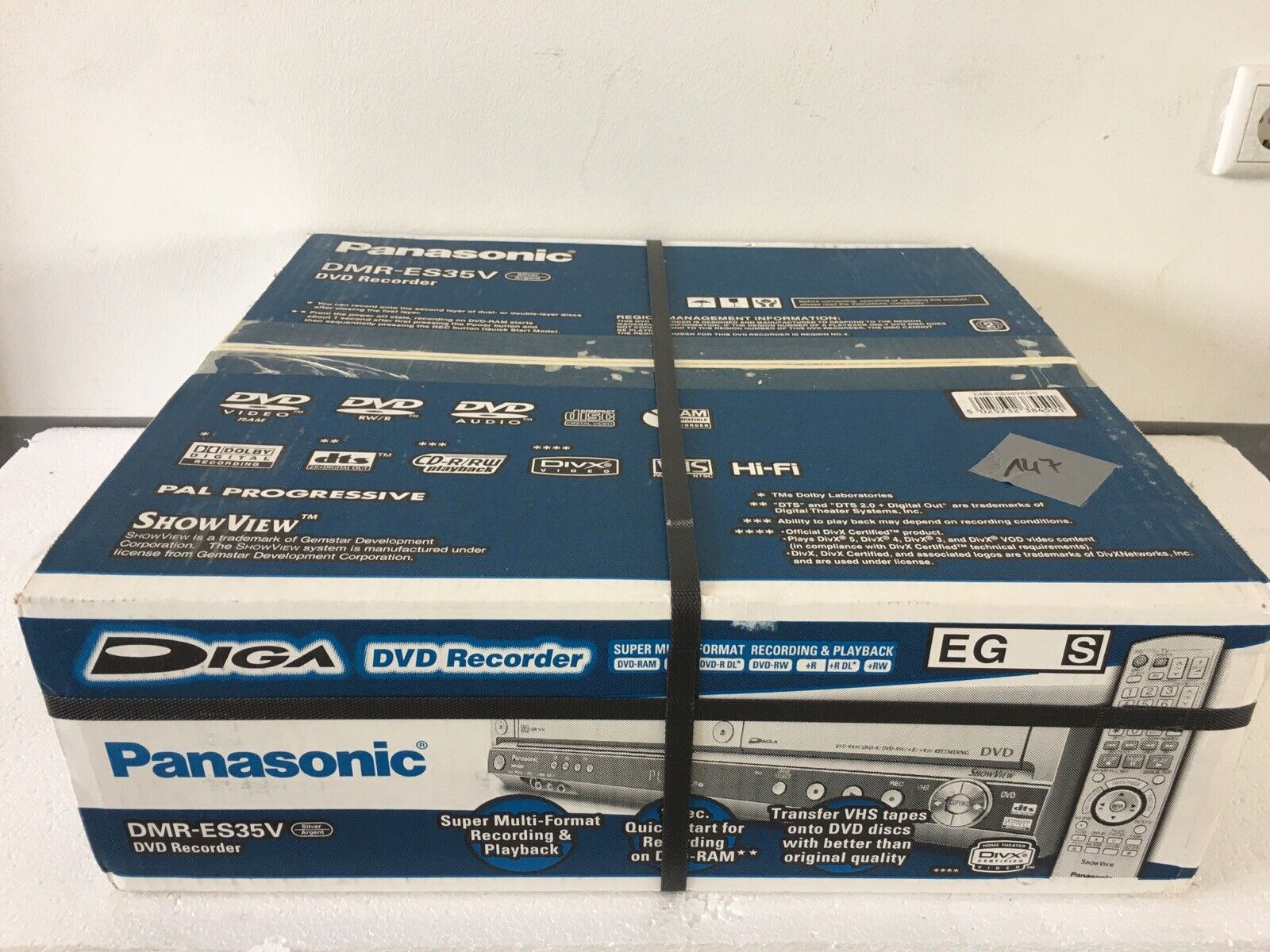 Panasonic DMR-ES35V DVD- VHS-Videorecorder NEU SEALED OVP 2J. GARANTIE