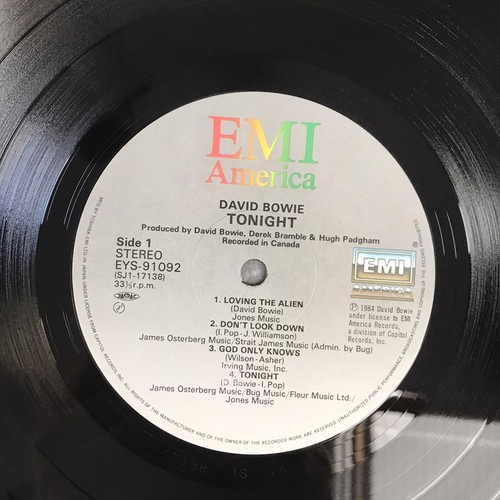LP VINYL DAVID BOWIE ALBUM TONIGHT EYS-91092 JAPAN 1ST PRESS 1984 NM/EX - Picture 10 of 12