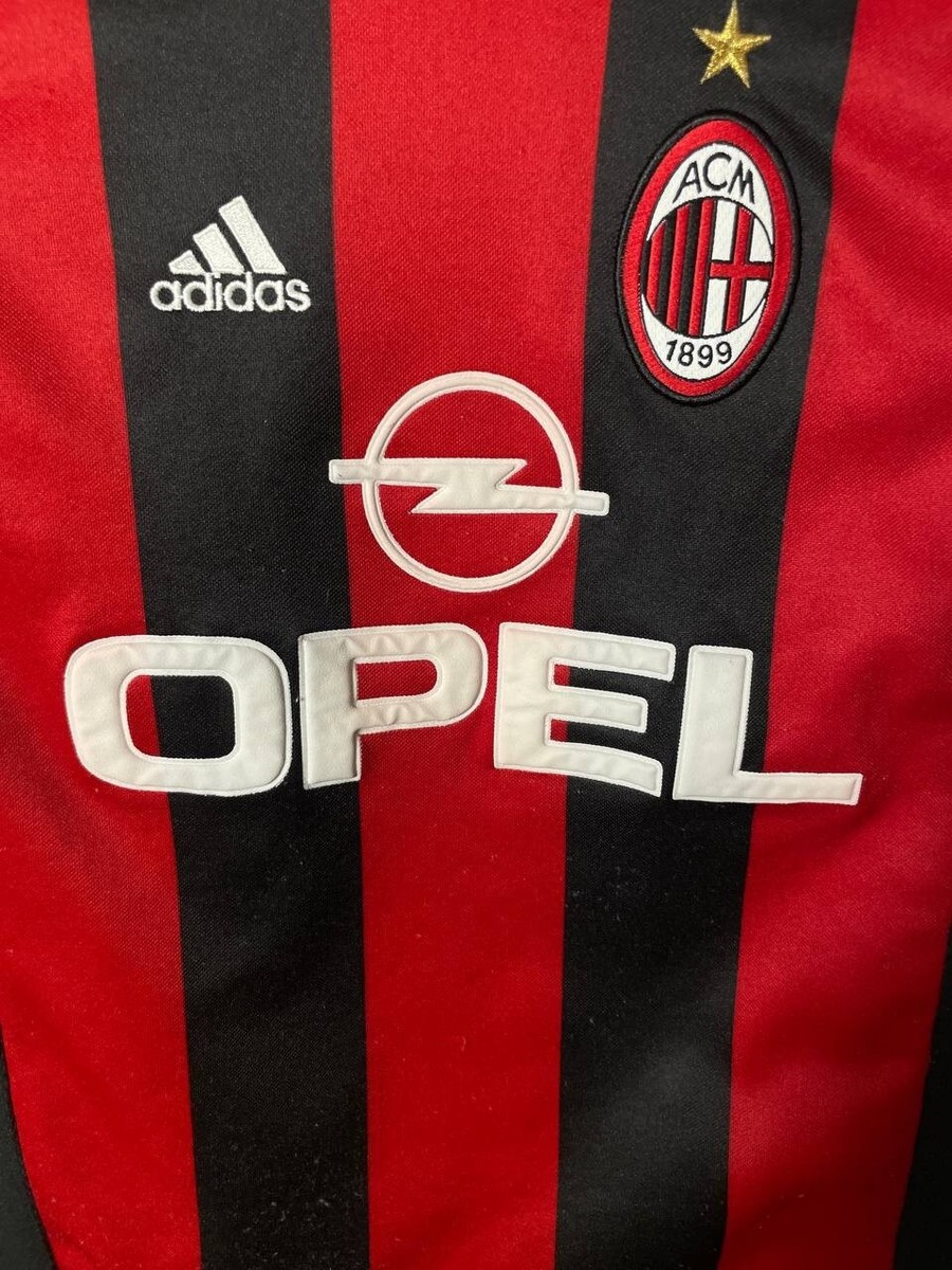 AC MILAN JERSEY VINTAGE HOME FOOTBALL SHIRT 2000 - 2002