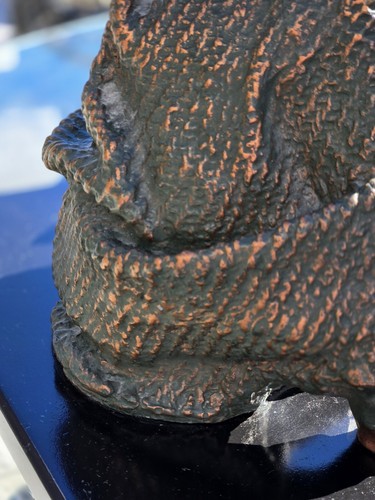 Paternidad Sculpture Father Copper Finish Green Patina Vintage - Picture 9 of 16