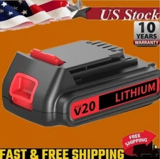 Replacement Battery For Black and Decker 20 Volt Li-Ion LBXR20 LBXR2020 3.0Ah
