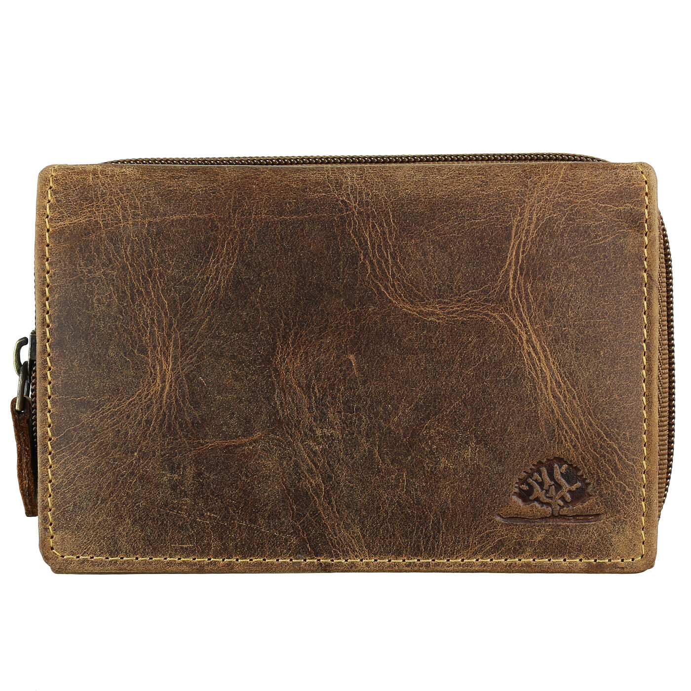 Винтажный RFID-браслет Greenburry Damen Leder Geldbörse, портмоне Geldbeutel 1607-25