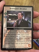 SAMUEL DRAKE 2000 BABYLON 5 CCG COLLECTORS CARD NEAR MINT CRUSADE UNPLAYED