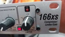 Dbx 166xs compressore limiter gate 2 canali stereo con MASCHERINA-no accesso 