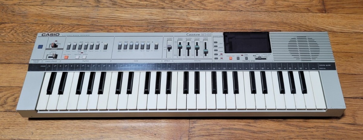 Casio MT-85☆シンセサイザー☆セミアナログ式☆1984年日本製 WORKING! Casio Casiotone MT-85 Portable Synthesizer Keyboard