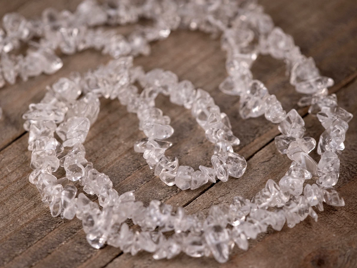 Quartz sale bead necklace